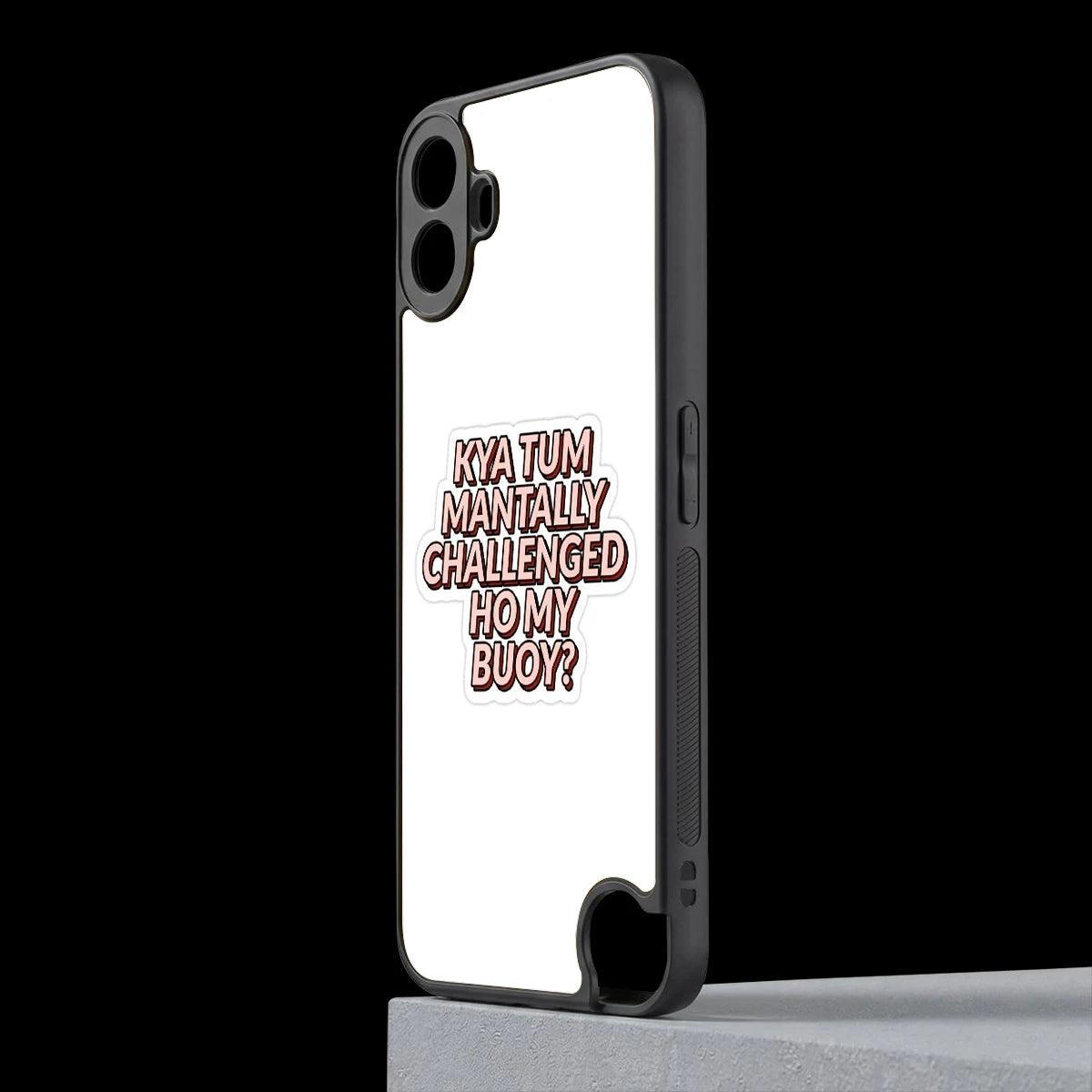 Mantally Challenged cmf nothing phone 1 mobile cover | shockproof glass phone case