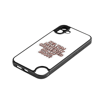 Mantally Challenged stylish phone case for cmf nothing phone 1 | glossy glass and slim fit