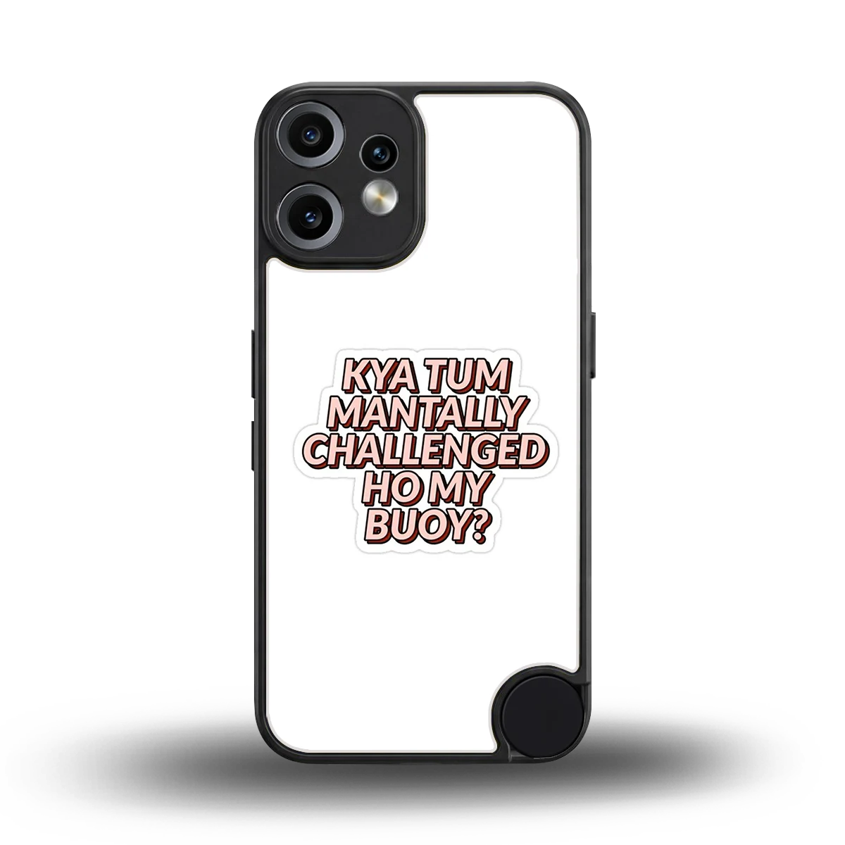 Mantally Challenged back phone cover | glass case for cmf nothing phone 2 pro