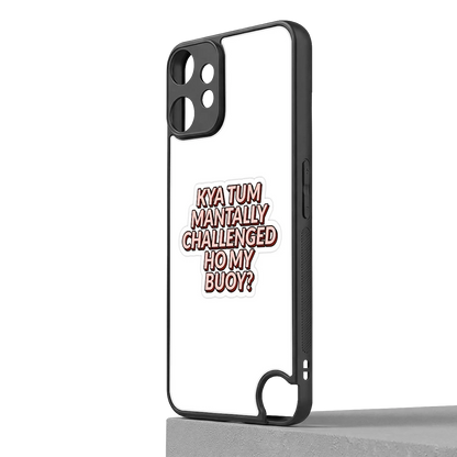 Mantally Challenged cmf nothing phone 2 pro mobile cover | shockproof glass phone case