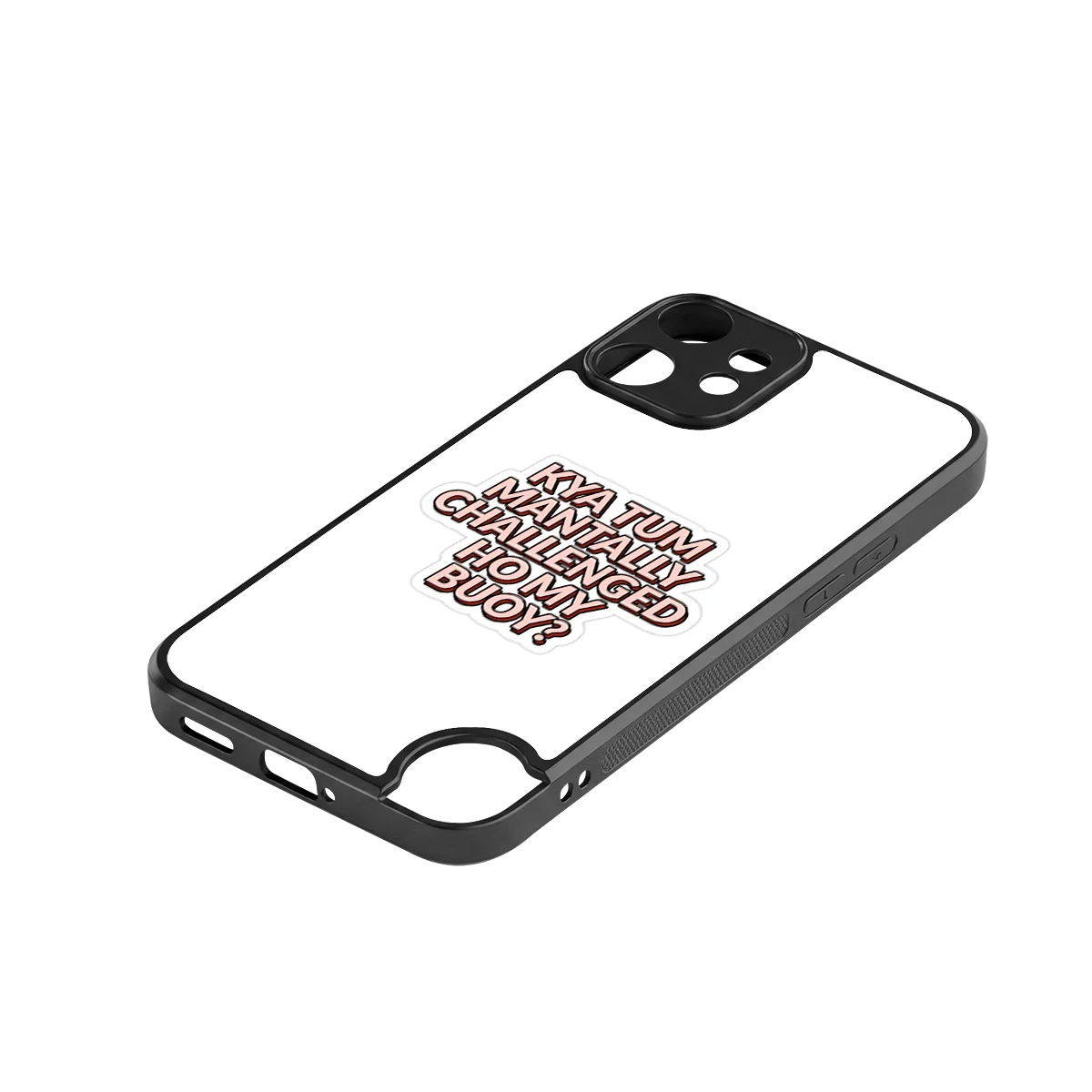Mantally Challenged stylish phone case for cmf nothing phone 2 pro | glossy glass and slim fit