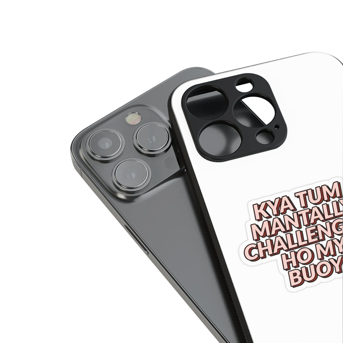 Mantally Challenged Phone Case for Iphone 16 | Glass Case