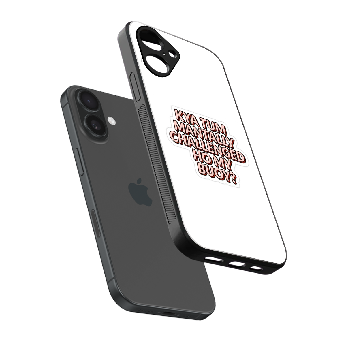 Mantally Challenged Phone Case for Iphone 16 | Glass Case