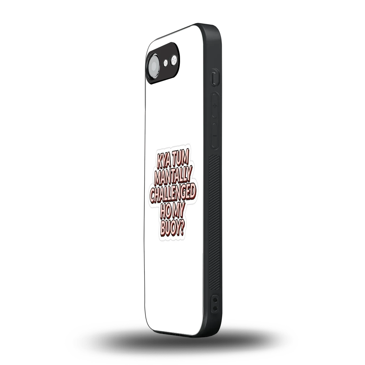 Mantally Challenged iphone 17e mobile cover | shockproof glass phone case