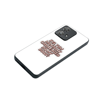 Mantally Challenged stylish phone case for motorola edge 40 neo 5g | glossy glass and slim fit