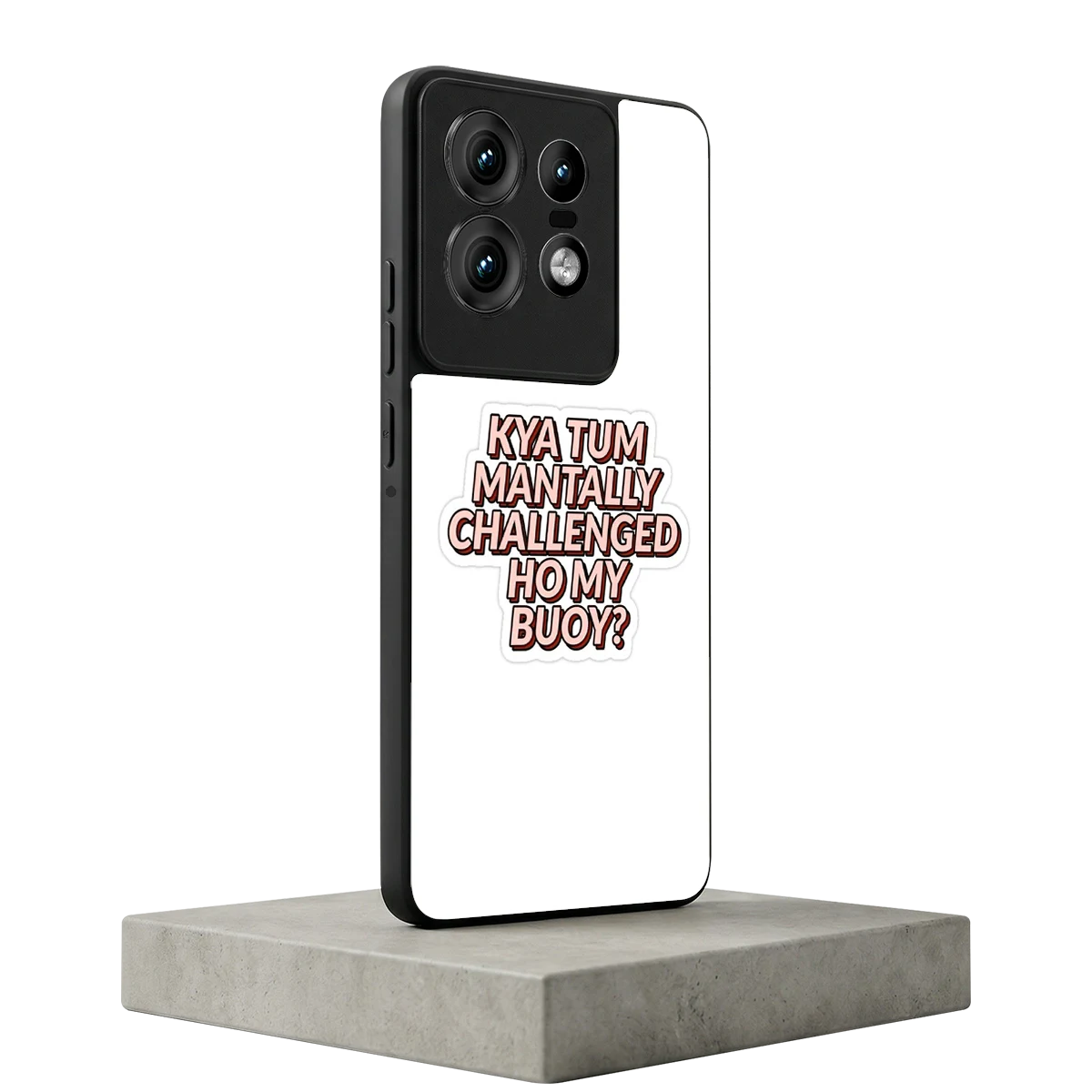 Mantally Challenged motorola edge 50 pro mobile cover | shockproof glass phone case