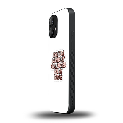 Mantally Challenged nothing phone 2 mobile cover | shockproof glass phone case