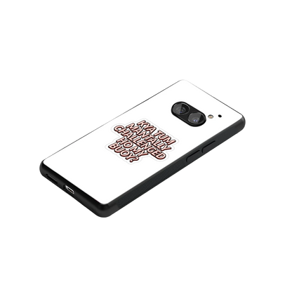 Mantally Challenged stylish phone case for nothing phone 2a plus | glossy glass and slim fit