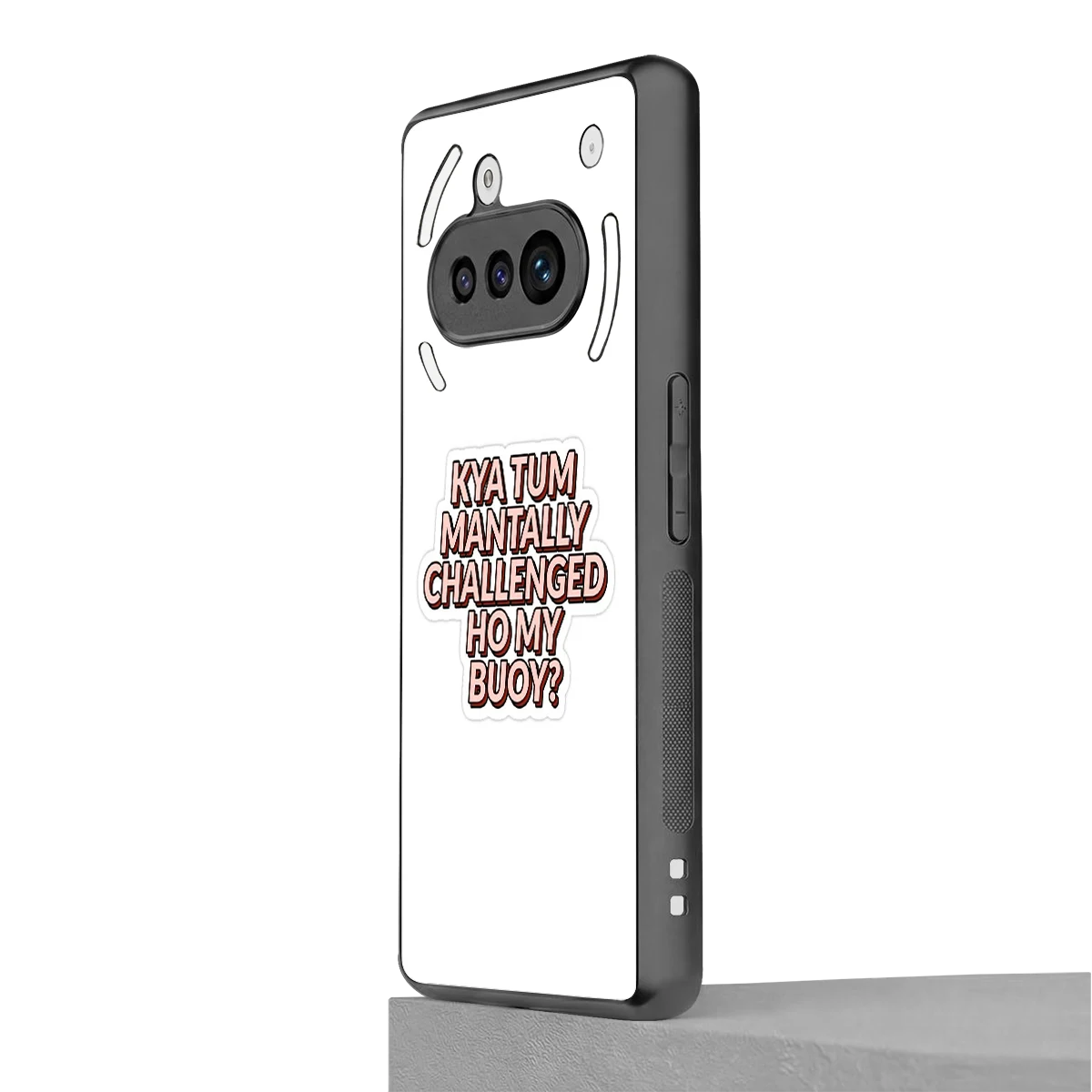 Mantally Challenged nothing phone 3a mobile cover | shockproof glass phone case