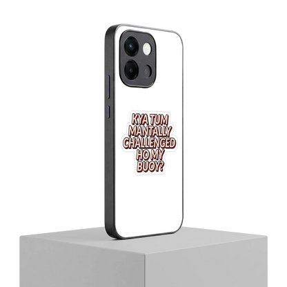 Mantally Challenged oneplus 13s mobile cover | shockproof glass phone case