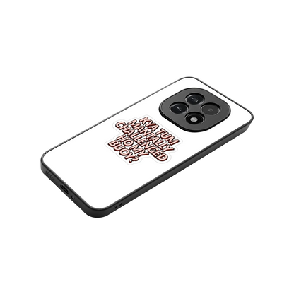 Mantally Challenged stylish phone case for oppo f29 5g | glossy glass and slim fit