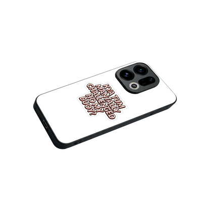 Mantally Challenged stylish phone case for oppo find x9 | glossy glass and slim fit