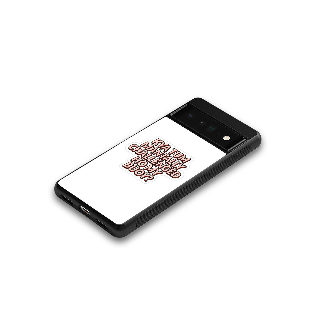 Mantally Challenged google pixel 6 pro mobile cover | shockproof glass phone case