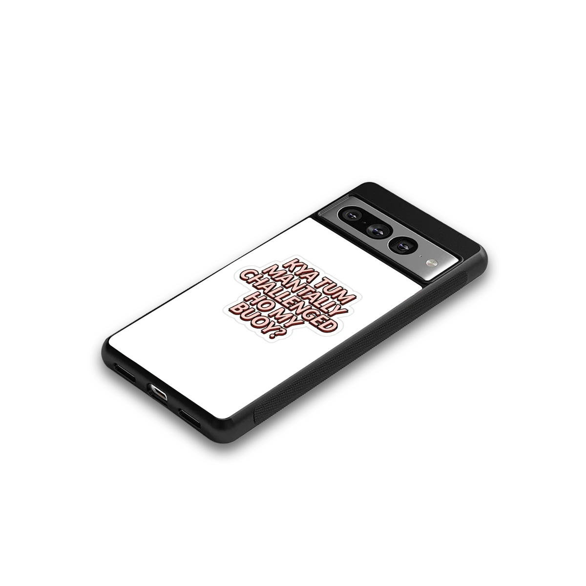 Mantally Challenged google pixel 7 pro mobile cover | shockproof glass phone case