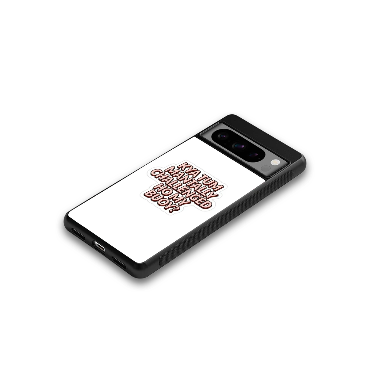 Mantally Challenged google pixel 8 pro mobile cover | shockproof glass phone case