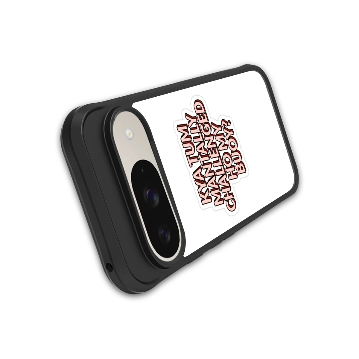 Mantally Challenged stylish phone case for google pixel 9 | glossy glass and slim fit