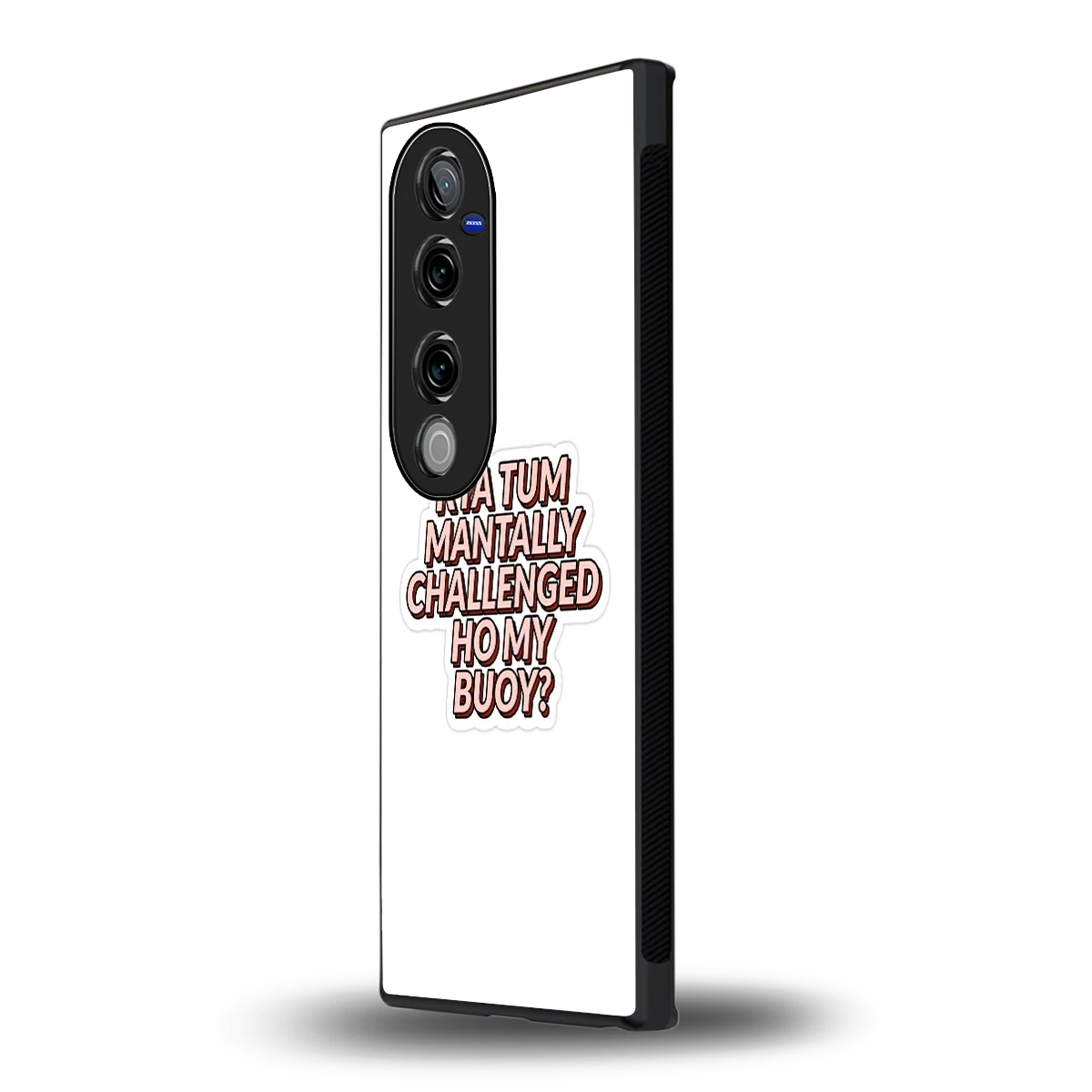 Mantally Challenged vivo v40 pro mobile cover | shockproof glass phone case