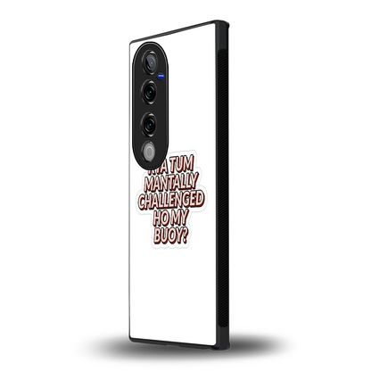 Mantally Challenged vivo v40 pro mobile cover | shockproof glass phone case