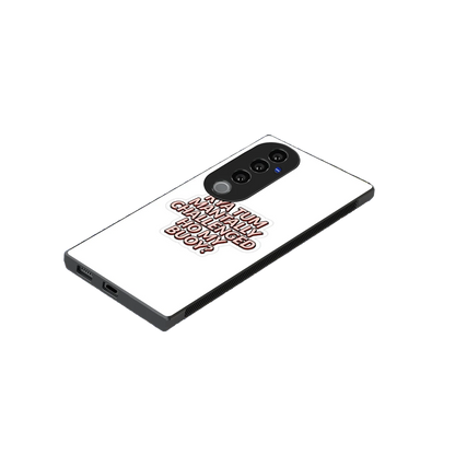 Mantally Challenged stylish phone case for vivo v40 pro | glossy glass and slim fit