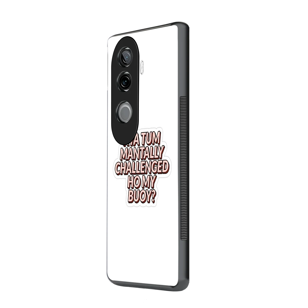 Mantally Challenged vivo v40e mobile cover | shockproof glass phone case