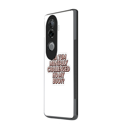 Mantally Challenged vivo v40e mobile cover | shockproof glass phone case