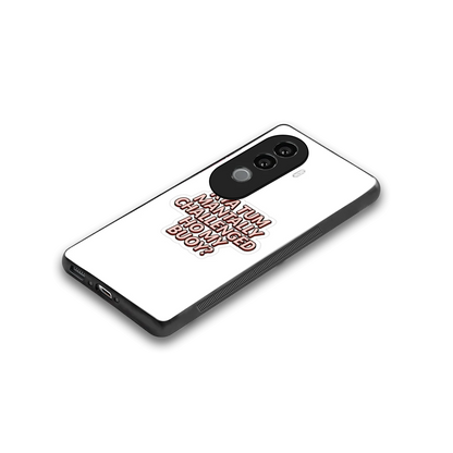 Mantally Challenged stylish phone case for vivo v40e | glossy glass and slim fit