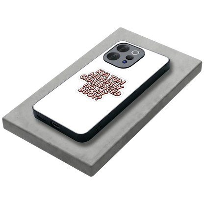 Mantally Challenged stylish phone case for vivo v70 | glossy glass and slim fit