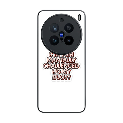 Mantally Challenged back phone cover | glass case for vivo x200 pro