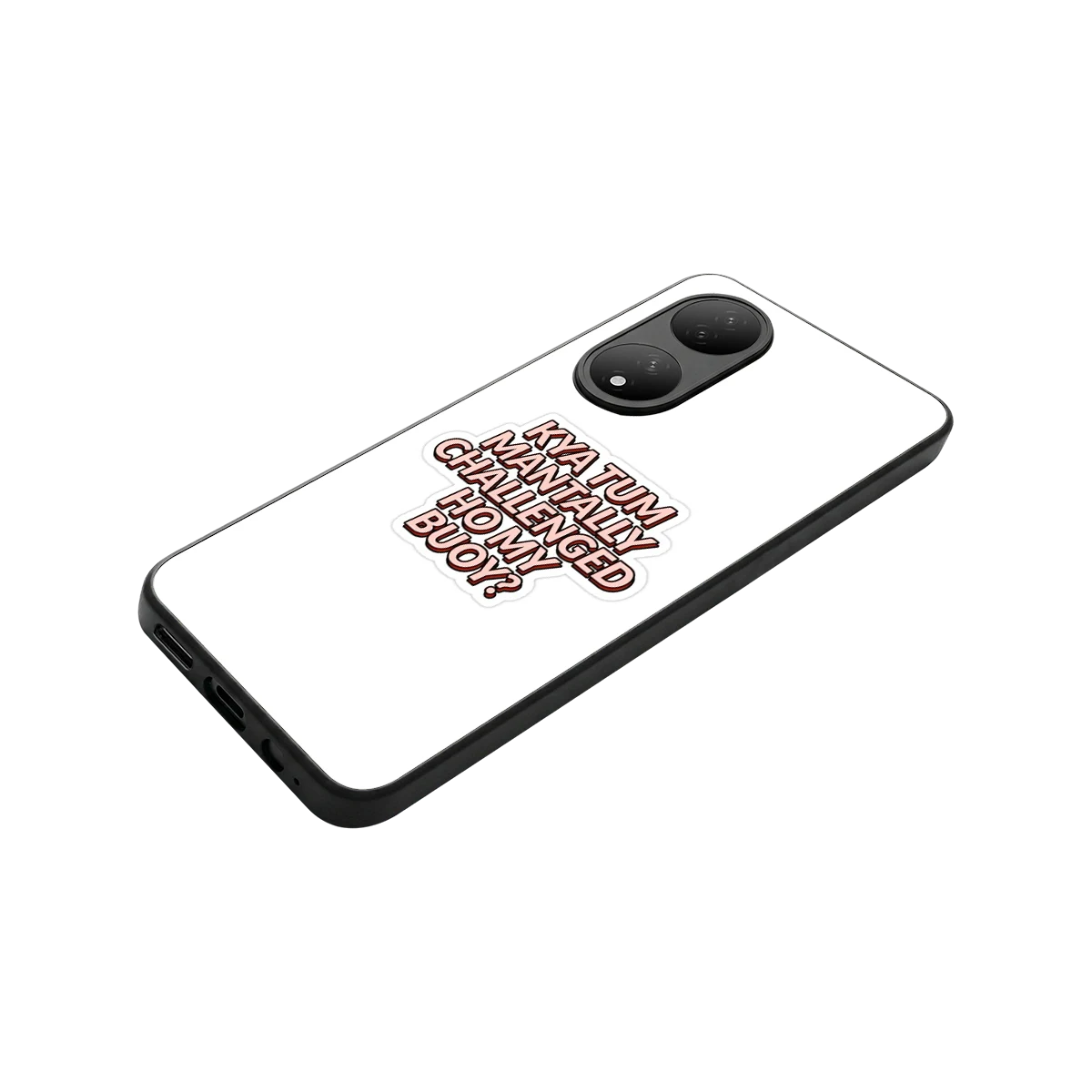 Mantally Challenged stylish phone case for Vivo-y100 | glossy glass and slim fit
