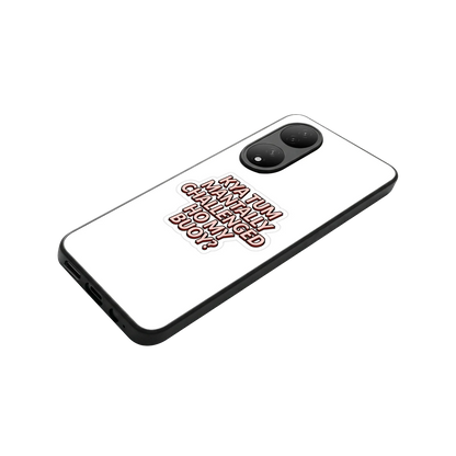 Mantally Challenged stylish phone case for Vivo-y100 | glossy glass and slim fit