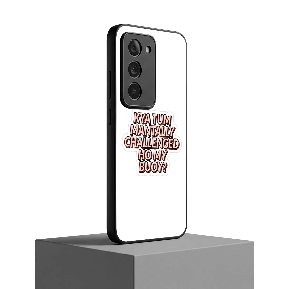 Mantally Challenged redmi 15 5g mobile cover | shockproof glass phone case