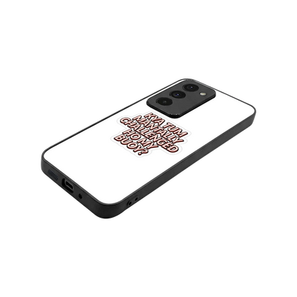 Mantally Challenged stylish phone case for redmi 15 5g | glossy glass and slim fit