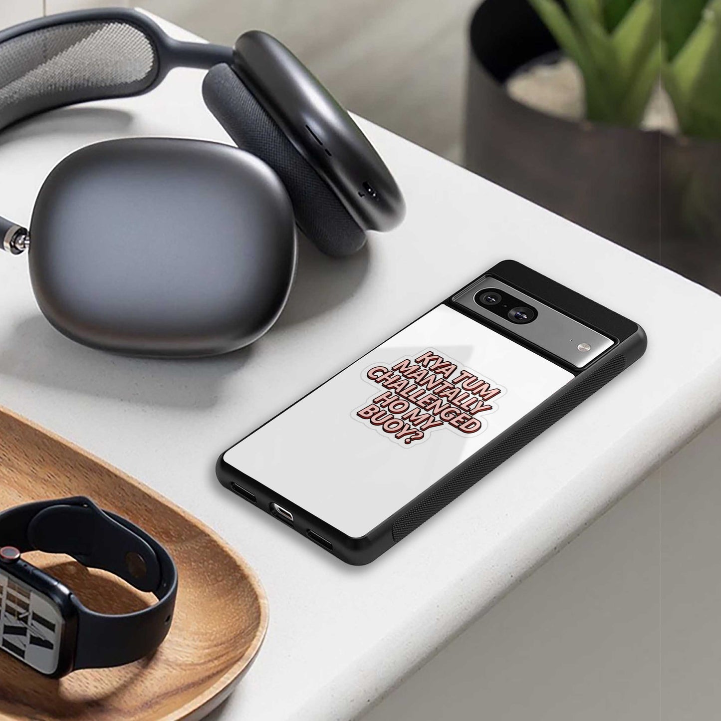 Mantally Challenged Phone Case for Iphone 16 | Glass Case