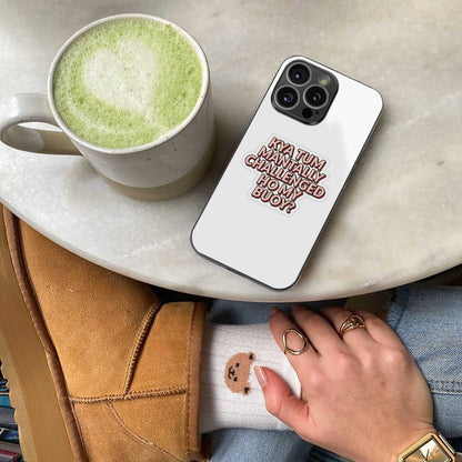 Mantally Challenged Phone Case for Iphone 16 | Glass Case