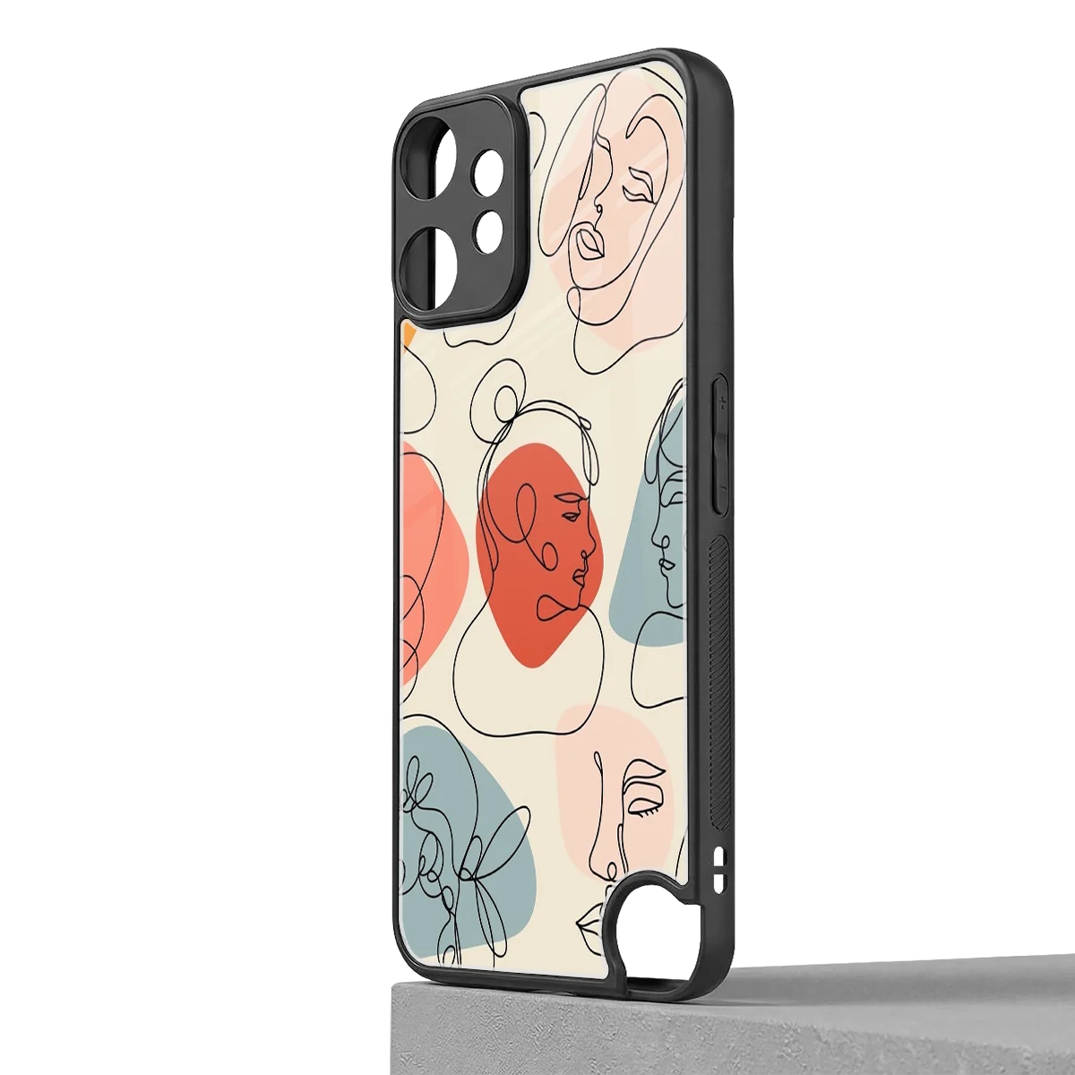 Many Faces Yellow cmf nothing phone 2 pro mobile cover | shockproof glass phone case