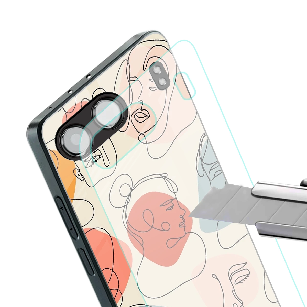 Many Faces Yellow stylish phone case for oneplus nord 4 | glossy glass and slim fit