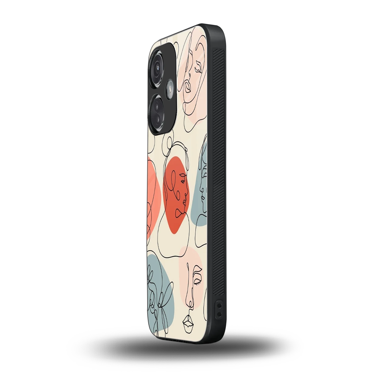 Many Faces Yellow oneplus nord ce 3 mobile cover | shockproof glass phone case