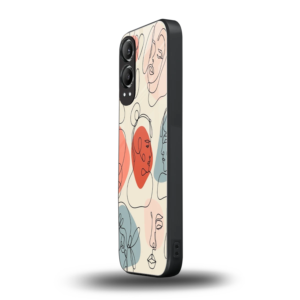 Many Faces Yellow oneplus nord ce 4 lite mobile cover | shockproof glass phone case
