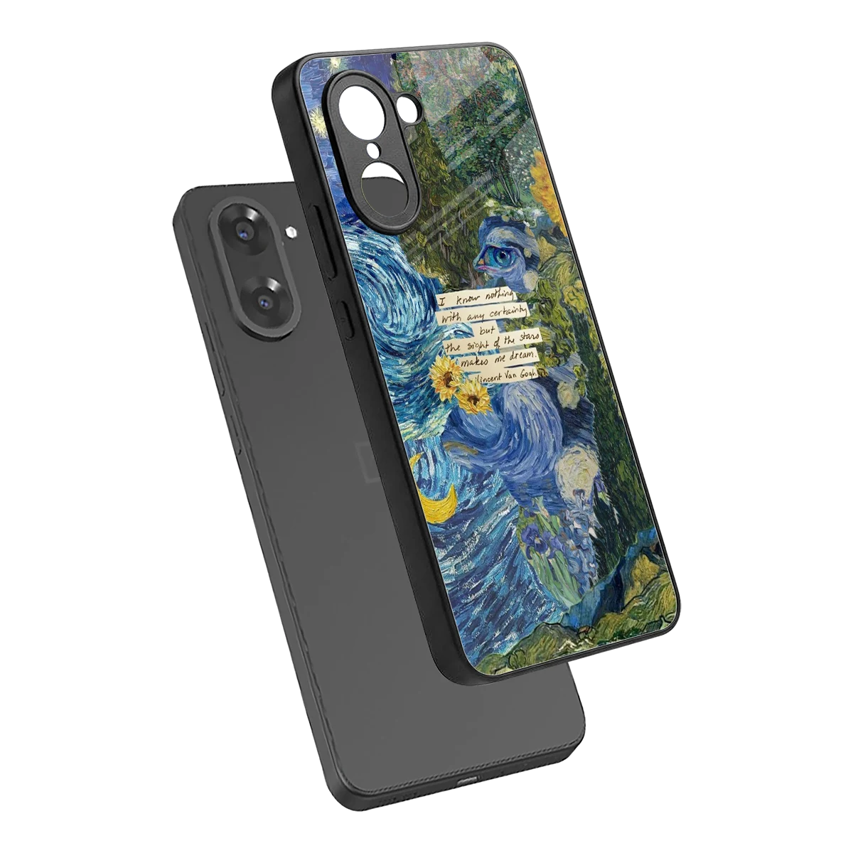 Masterpiece sleek oneplus nord ce5 5g cover with tempered glass back and TPU edges