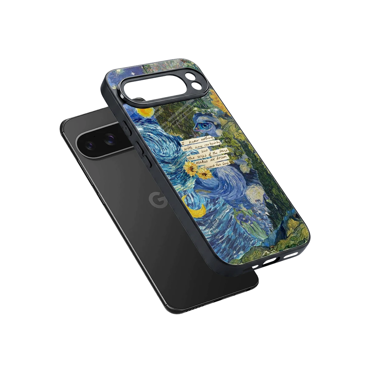 Masterpiece sleek google pixel 10 pro xl cover with tempered glass back and TPU edges