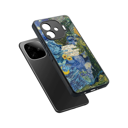 Masterpiece sleek iqoo neo 10r 5g cover with tempered glass back and TPU edges