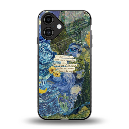 Masterpiece back phone cover | glass case for iphone 16