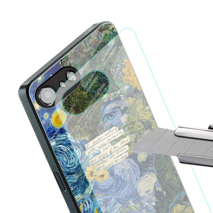 Masterpiece stylish phone case for iphone 16e | glossy glass and slim fit