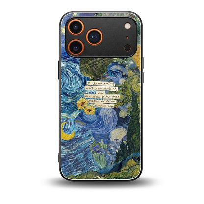 Masterpiece back phone cover | glass case for iphone 17 pro max