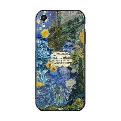 Masterpiece back phone cover | glass case for iphone xr