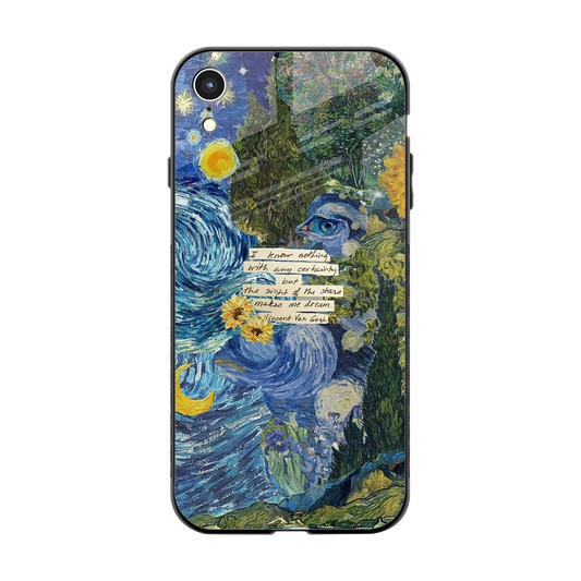 Masterpiece back phone cover | glass case for iphone xr