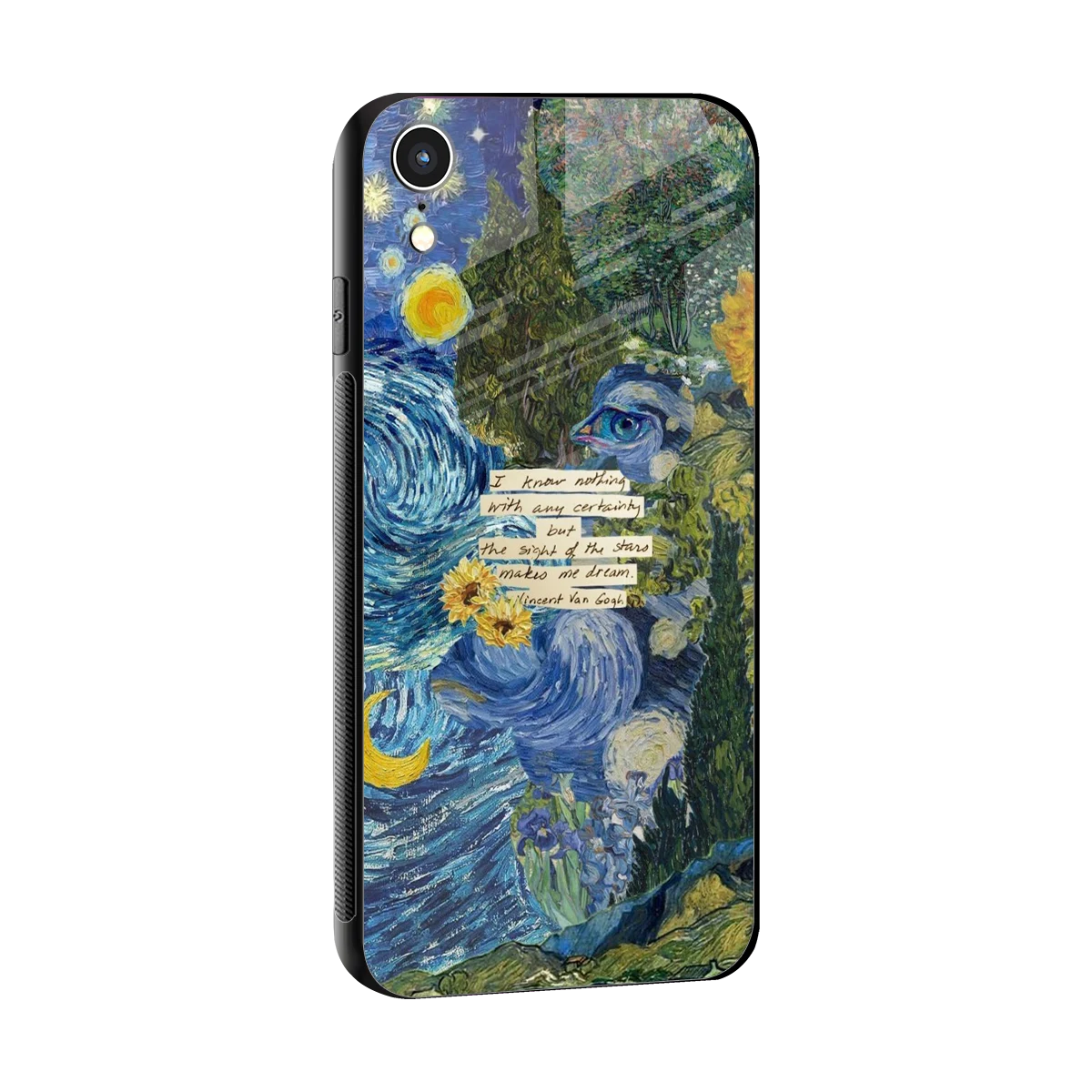Masterpiece sleek iphone xr cover with tempered glass back and TPU edges