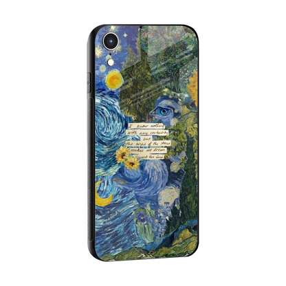 Masterpiece sleek iphone xr cover with tempered glass back and TPU edges