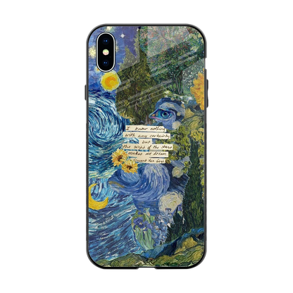 Masterpiece back phone cover | glass case for iphone xs max