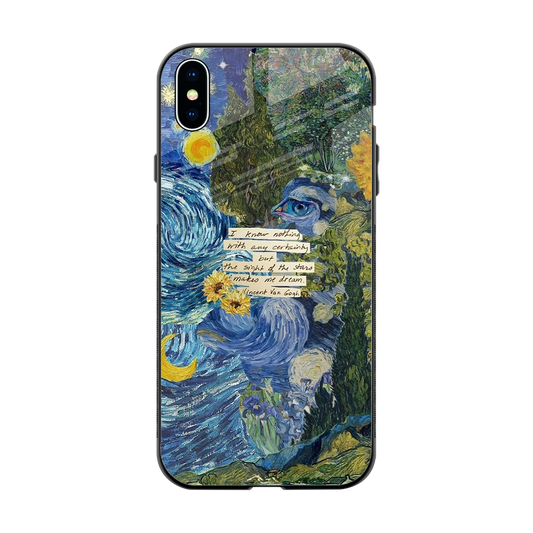 Masterpiece back phone cover | glass case for iphone xs max